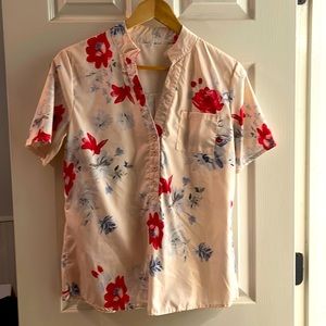 Satin, Hawaiian style blouse